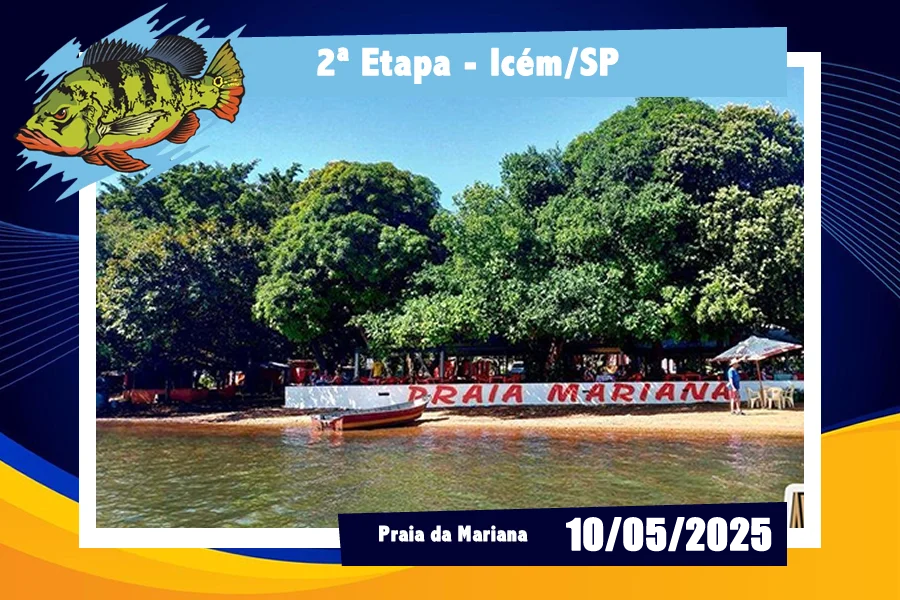 Cartaz oficial da 2ª etapa em Icém