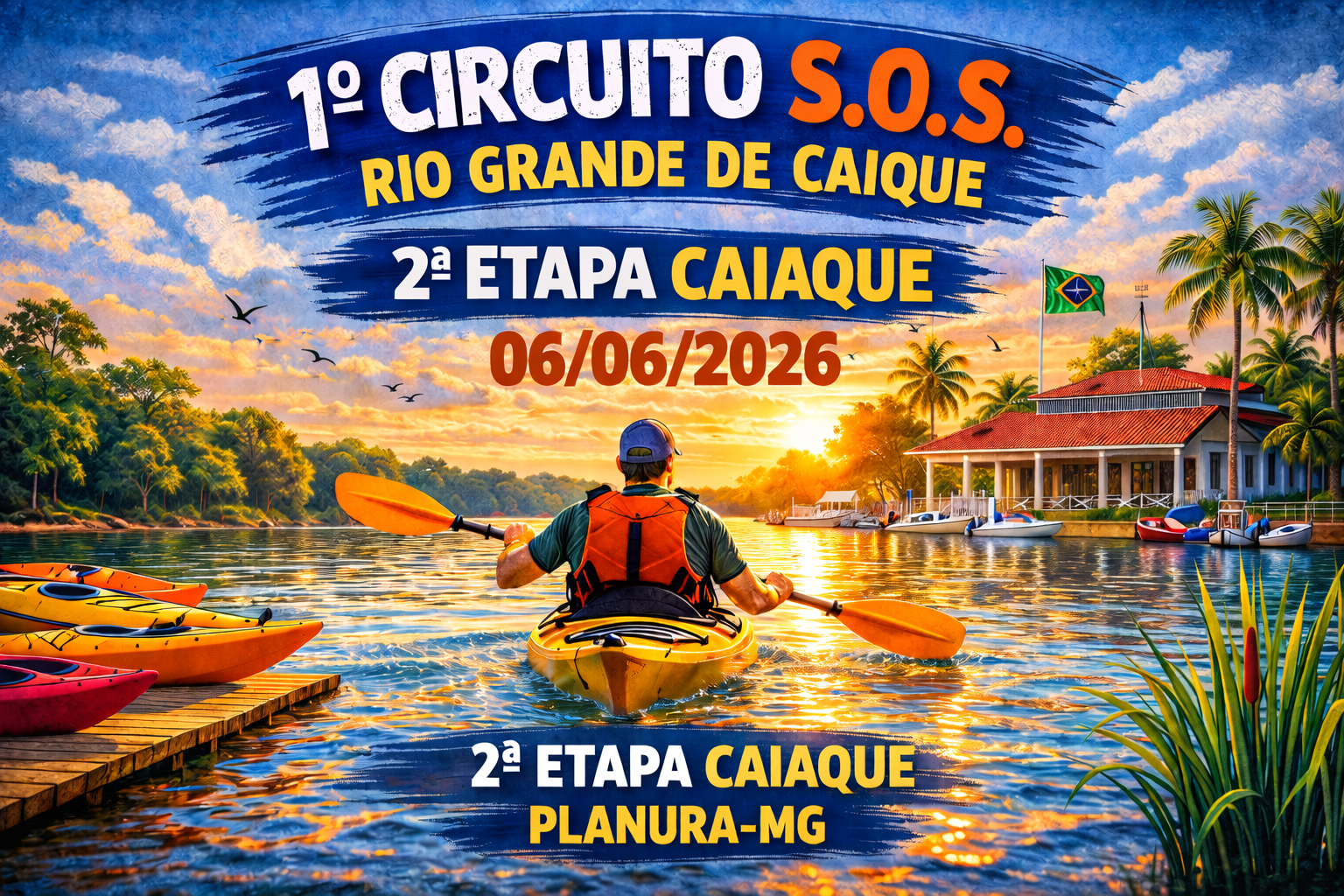 Cartaz oficial da 2ª etapa em Planura