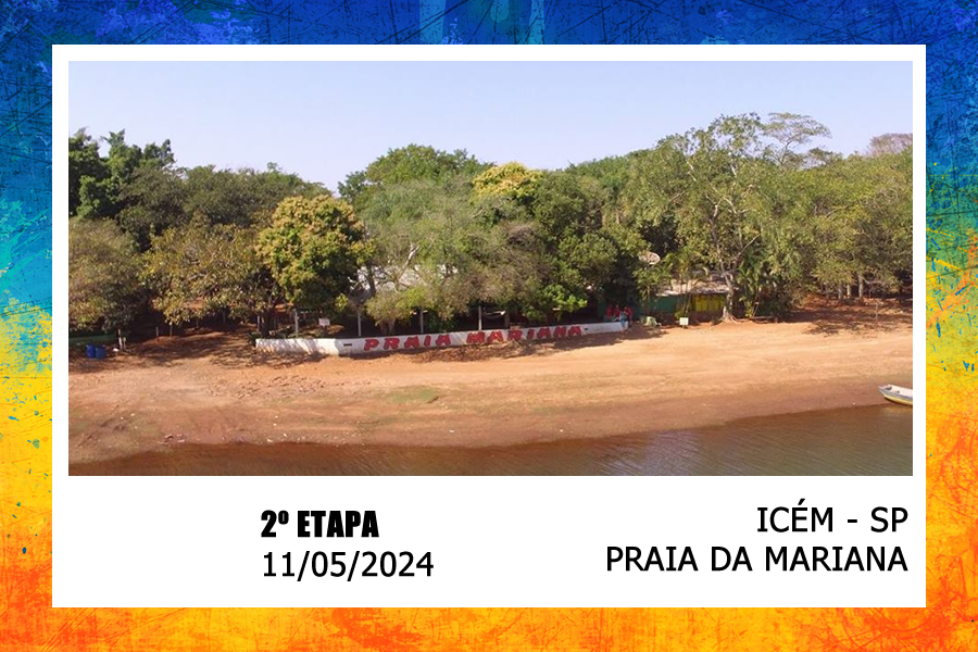 Cartaz oficial da 2ª etapa em Icém